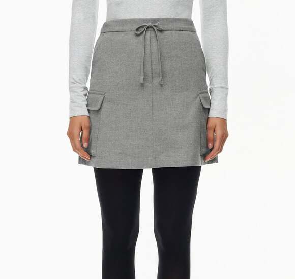 Babaton Dresses & Skirts - NWT The Group Babaton Cape Cargo Mini Skirt in Heather Light Grey Medium